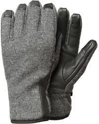 Trekmates - Waterproof Wool-Blend Leather Palm Winter Touchscreen Gloves - Lyst