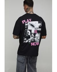 BoohooMAN - Tall Oversized Ed Sheeran License Printed T-Shirt - Lyst