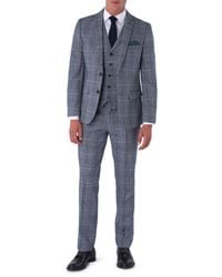 Harry Brown London - Harry London Joseph & Check Wool Slim Fit Suit - Lyst
