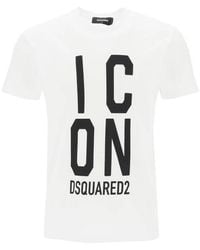 DSquared² - Bold Icon Logo Cool Fit T-Shirt Cotton - Lyst