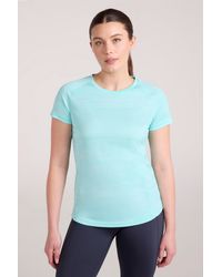 Mountain Warehouse - 'Endurance' Striped Tee Sun Protection Everyday Gym T-Shirt - Lyst