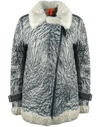 Parajumpers - Haven Shearling Nine Iron Leather Jacket - Lyst