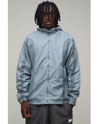 BoohooMAN - Tall Regular Fit Tonal Colour Block M Star Hooded Jacket - Lyst