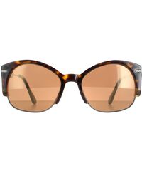 Serengeti - Semi Rimless Gunmetal Tortoise Polarized Drivers Vinita - Lyst