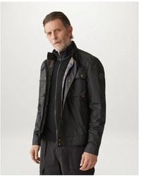 Belstaff - Kelby Merino Wool Zip Cardigan Size: M - Lyst
