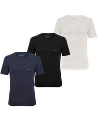 BOSS - Crew Neck Short Sleeve Regular Fit T-Shirt - Lyst