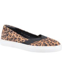 Hush Puppies - Tiffany Luipaardprint Suède Schoenen (bruin) - Lyst