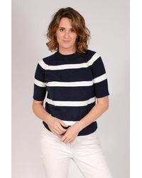 Secret Label - Stripe Knit Top - Lyst