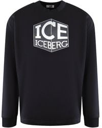 Ice Iceberg - Cubed Logo Sweatshirt Cotton - Lyst