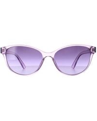 Calvin Klein - Cat Eye Crystal Lilac Gradient Ck20517S - Lyst