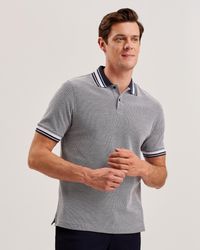 Ted Baker - Phenes Regular Fit Textured Polo Size: M - Lyst