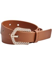 Roberto Cavalli - Belt With Pearl Buckle Ccbt0023 - Lyst