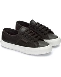 Superga - Adult 2750 Efglu Leather Trainers (Bristol/Avorio) - Lyst