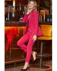 Sosandar - Rich Tapered Leg Trousers - Lyst