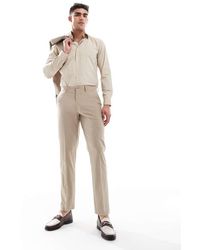 ASOS - Washable Slim Suit Trousers With Lightweight Worsted Wool - Lyst
