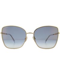 Jimmy Choo - Sunglasses Alexis/S 000 1V Rose Gradient Metal - Lyst