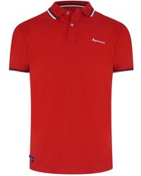 Aquascutum - Active Cotton Stripes Polo Dry-Fit Shirt - Lyst