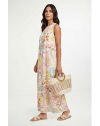 Wallis - Summer Tropical Maxi Dress - Lyst
