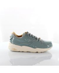 PUMA - R698 Patent Nude Leather Lace Up Trainers 362274 02 - Lyst