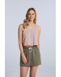 Mountain Warehouse - 'Ali' Cotton Vest Casual Soft Lightweight Ladies Button Front Cami Top - Lyst