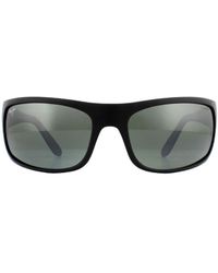 Maui Jim - Rectangle Matte Neutral Polarized Sunglasses - Lyst