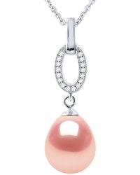 Diadema - Shuttle Necklace Freshwater Pearl Jewelry 9-10 Mm 925 - Lyst