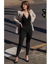 Sosandar - Body-Sculpting Bandage Leggings - Lyst