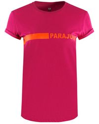 Parajumpers - Space Tee Pink T-shirt - Lyst
