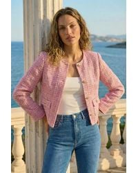 Roman - Sequin Boucle Jacket - Lyst