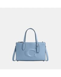 COACH - Nina Small Tote With Debossed Sculpted C Bag - Lyst