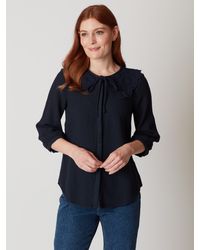 Thought - Gale Cotton Embroidered Collar Blouse - Lyst