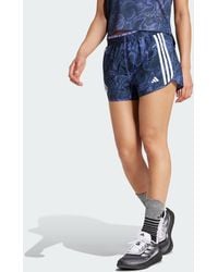 adidas - Own The Run Excite Allover Print Aeroready Shorts - Lyst