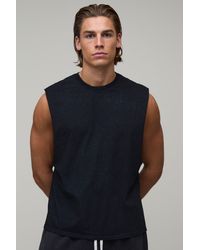BoohooMAN - Regular Spray Wash Tank Cotton - Lyst