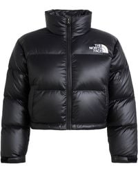 The North Face - Nuptse Short Jacket Nylon - Lyst