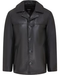 Infinity Leather - 4 Button Italian Blazer Jacket - Lyst