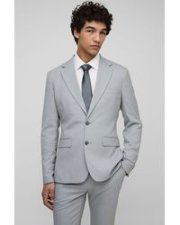 BoohooMAN - Skinny Single Breasted Suit Jacket - Lyst
