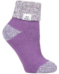 Heat Holders - Ladies Extra Fluffy Bed Socks For Lounging Around - Lyst