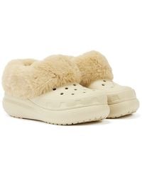 Crocs™ - Furever Crush Shoe; Bone - Lyst