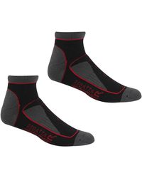 Regatta - Ladies Samaris Trail Colour Block Ankle Socks (Pack Of 2) /Cherry) - Lyst