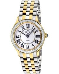 Gv2 - Milan Round Swiss Quartz Diamond Dial Bracelet Watch, 32 Mm - Lyst