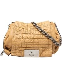 Celine - Pre-Owned Lambskin Watch Me Gauffre Flap Shoulder Bag - Lyst