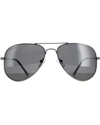 Montana - Aviator Gunmetal Smoke Polarized Mp94 Sunglasses - Lyst