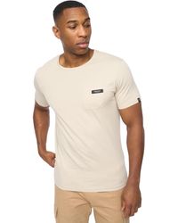 Crosshatch - Utilate T-shirt (licht Steen) - Lyst