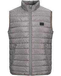 Jack & Jones - Lightweight Puffer Stand-Up Gilet - Lyst