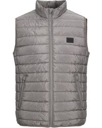 Jack & Jones - Lightweight Puffer Stand-Up Gilet - Lyst