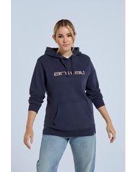 Mountain Warehouse - 'Maya' Hoodie With Front Pocket Breathable Cosy Pullover Cotton - Lyst