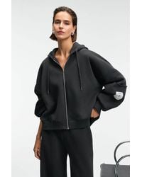 Grimelange - Oversized Hooded Half-Zip Sweatshirt - Lyst