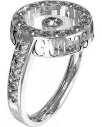 Guess - Jubr03257Jwrh52 Ladies Bond Ring - Lyst