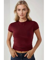 Hiccup - Slim Fit Soft Touch Cotton Crew Neck T-Shirt - Lyst