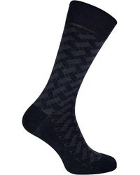 Sock Snob - Patterned Design Formal Bamboo Dress Socks - Lyst